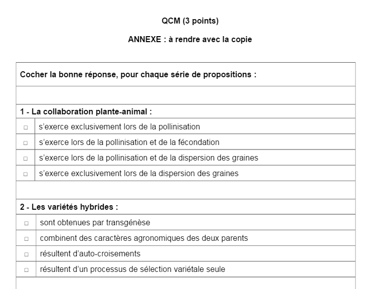 Sujet De L Epreuve De Svt Au Bac 2016 En Metropole Vive Les Svt