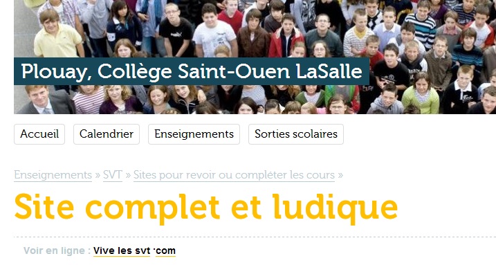 Vers les collèges