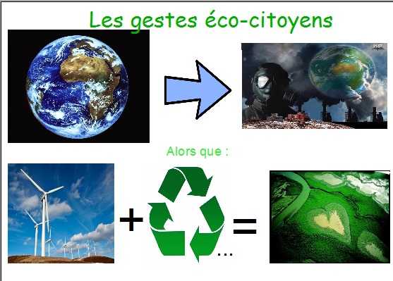 Les gestes écocitoyens