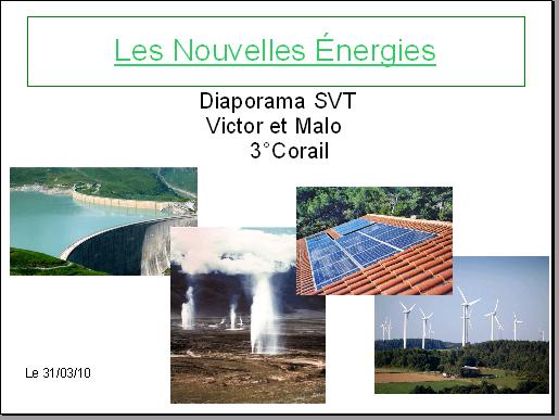 Energies renouvelables : l’éolien et le solaire