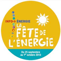 La fête de l’Energie du 25 au 1er octobre 2010