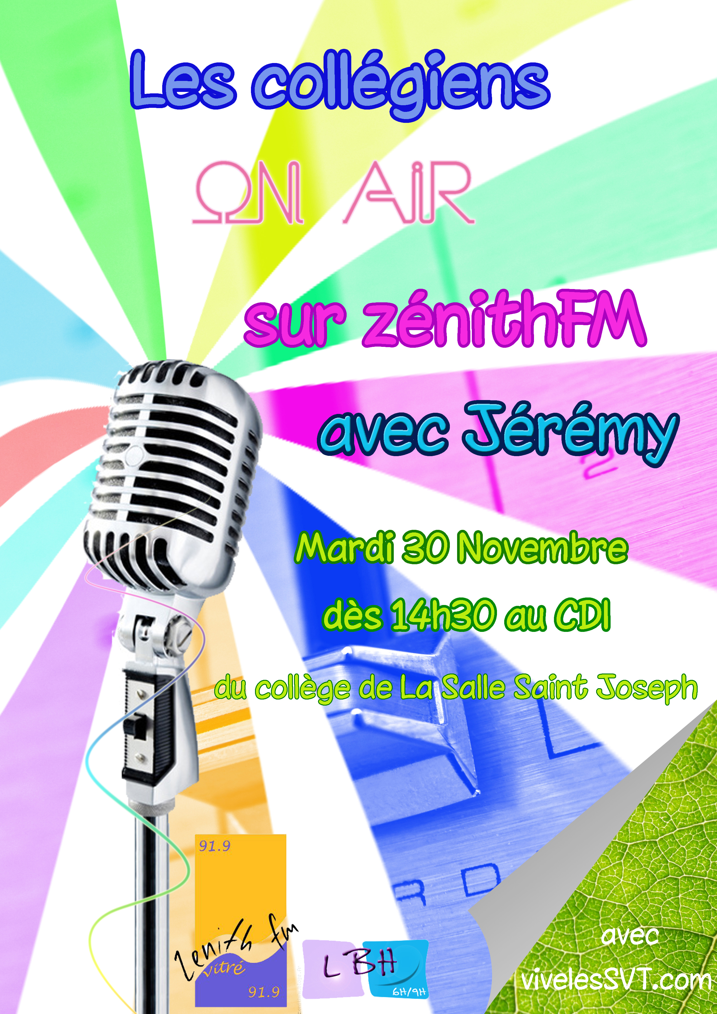 La radio Zénith Fm au CDI