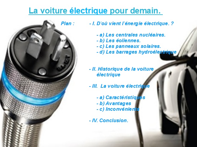 La voiture électrique | Vive les SVT ! Les sciences de la vie et de la ...