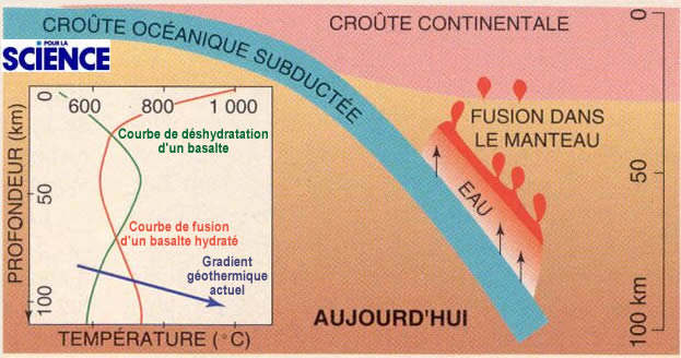 Le magmatisme en zone de subduction