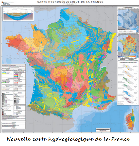 Nouvelle carte hydrogéologique de la France