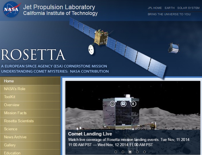 nasa Mission Rosetta