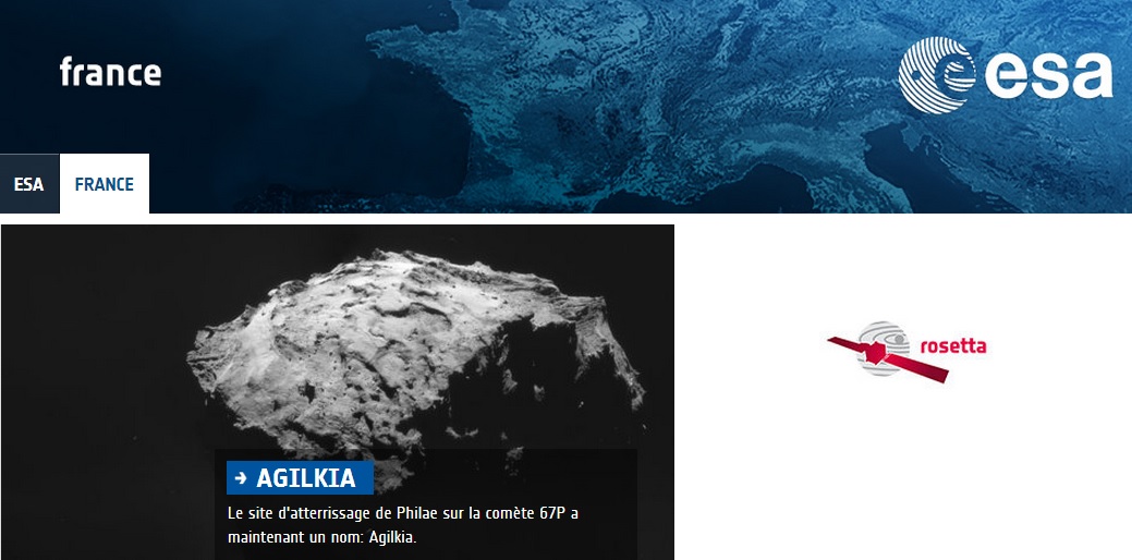 site esa philae rosetta