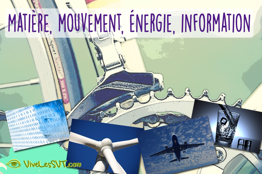 Matière, mouvement, énergie, information