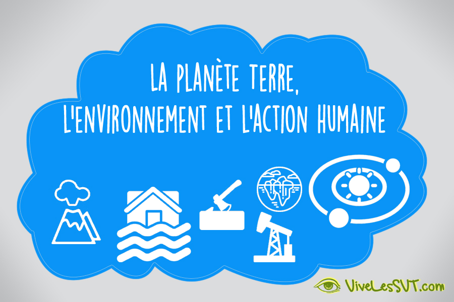 La planète Terre l'environnement et l'action humaine nouveaux programmes SVT cycle 4
