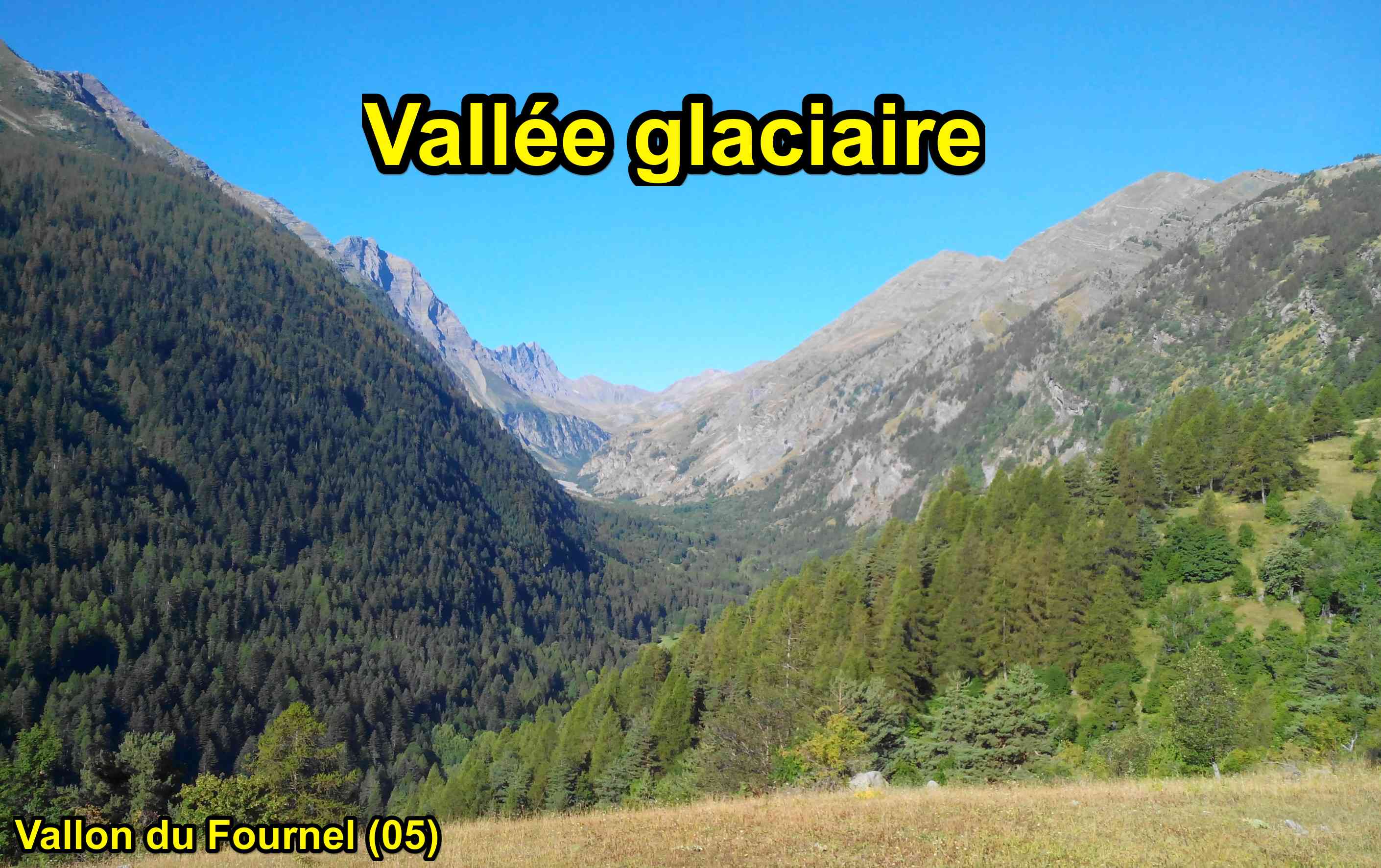 vallée glaciaire vallon du fournel hautes alpes