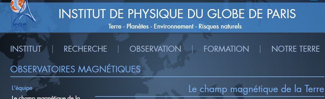 Observatoires magnétiques - Institut de Physique du Globe de Paris