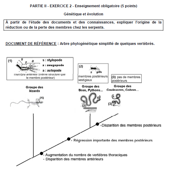 Sujet de SVT métropole 2018 Bac S obligatoire et spécialité