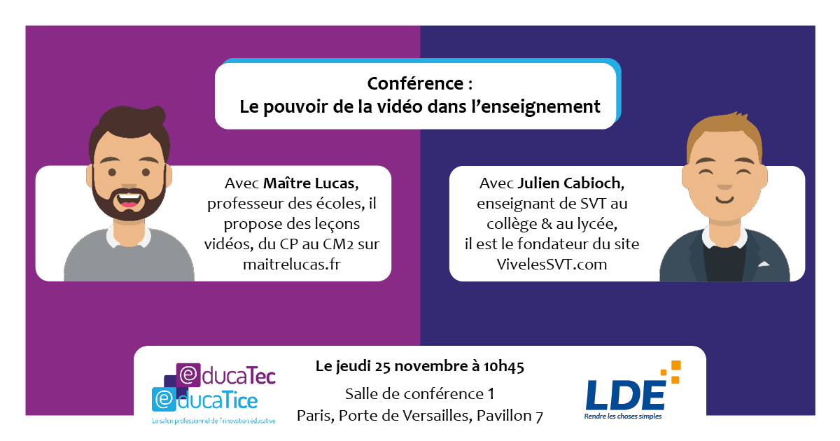 Conférence sur le pouvoir de la vidéo dans l’enseignement