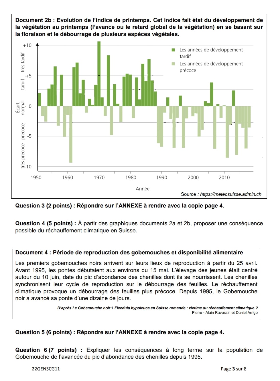 DNB : un nouveau sujet pour s’entraîner